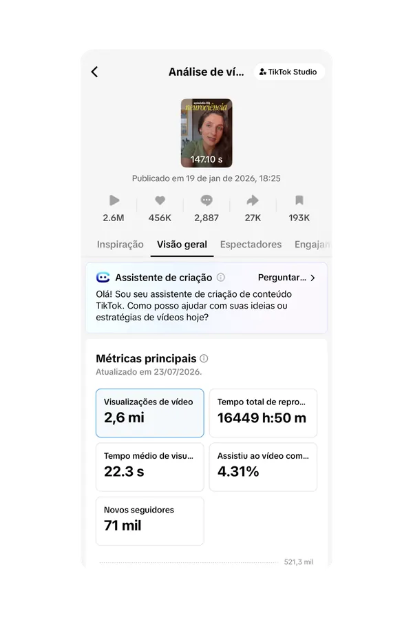 Print de métricas de resultados