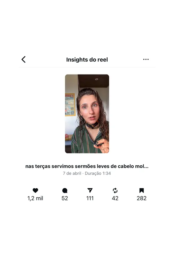 Print de métricas de resultados